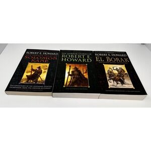 Robert E Howard Books Lot of 3 Waterfront Fists Sword Woman Crimson Shadows